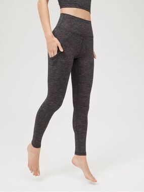 OFFLINE By Aerie The Hugger High Waisted Pocket Legging Heather Charcoal XL